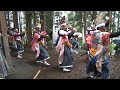 中野七頭舞の白山神社春祭奉納