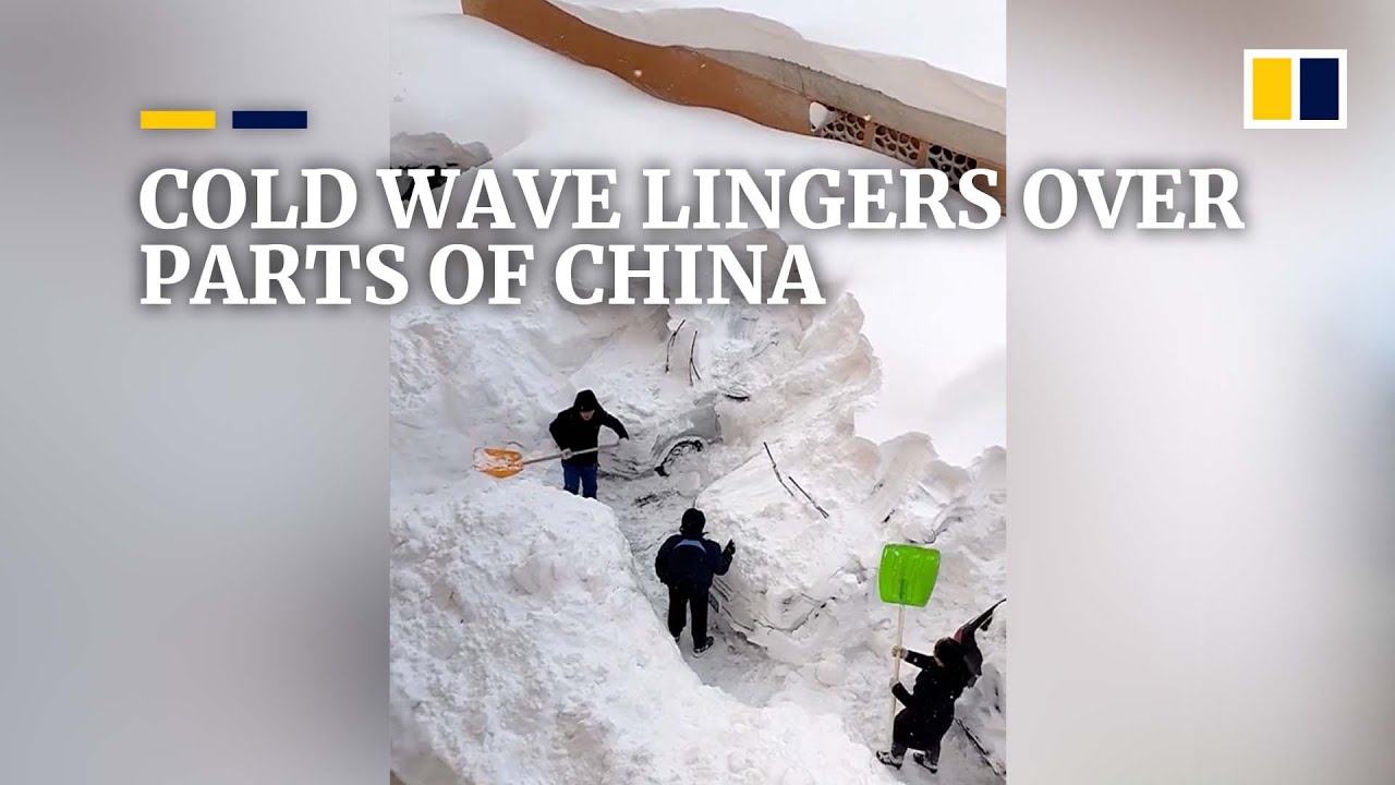 Cold Wave Lingers Over Parts Of China - YouTube