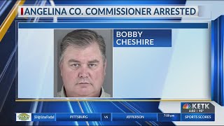 Angelina County Commissioner arrested for violence against family member