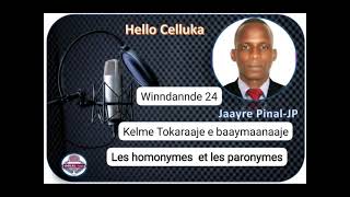 Hello celluka. tonng24: Kelme tokaraaje e baaymanaaje ( homonymes et paronymes).  Jaayre Pinal.