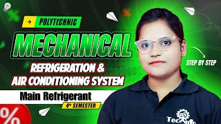 Refrigeration and Air Conditioning System  | Main Refrigerant | #astechnic #4thsemester