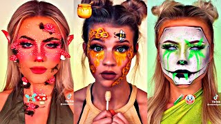 Makeup Inspired By Emojis | TikTok Emoji Makeup Challenge