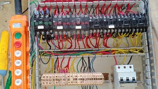 Eot crane control wiring | gantry karan pannel wiring | क्रेन पैनल वायरिंग  |  wiring diagram