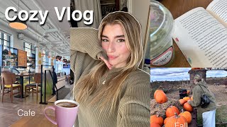 Cozy Vlog*fall time, cafe, book store, gym*