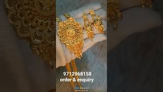 1 gram nd 1.5 grams gold plated set.. 9712968158 booking open.. india nd abroad delivery Available.