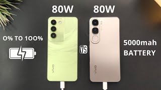 Vivo Y200 Vs Vivo Y100 Charging Speed Test Comparison | 5000mah Battery | 80W Fast Charging |