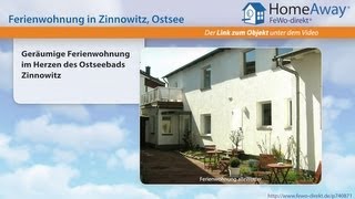 Usedom: Geräumige Ferienwohnung im Herzen des Ostseebads Zinnowitz - FeWo-direkt.de Video