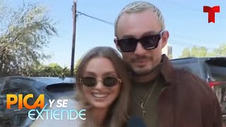 Irina Baeva asistió a la boda de Sofía bien acompañada | Telemundo Entretenimiento