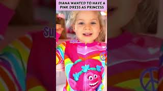 Diana Wanted To Have A Pink Dress as Princess | Kids Highlights #shorts