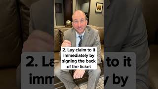 Here is what you should do if you win the lottery! 💸💸💸 #legaltips #shorts