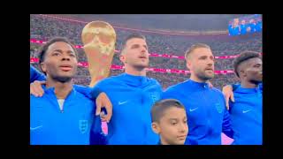 England National Anthem (vs USA) - FIFA World Cup Qatar 2022