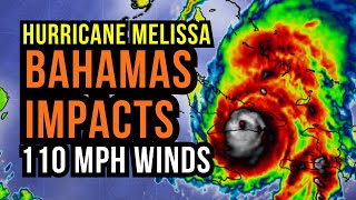 Hurricane Melissa heads to the Bahamas...