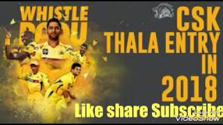 Ipl match Chennai super king song 2018