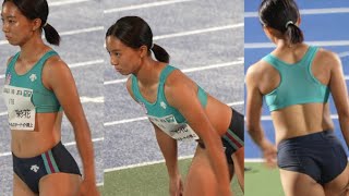 【4K】女子走幅跳 高良彩花さん（筑波大）_2022オールスターナイト陸上（2022/8/6）