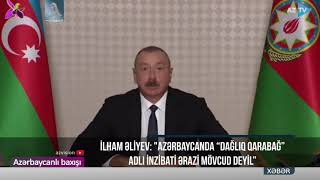 İlham Əliyev: \