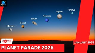 LIVE | Planet Parade 2025 - Six Planets Align in the Night