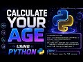 Calculate age using python ✅#python #Coding 