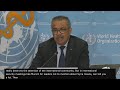 LIVE: Media briefing on global health issues