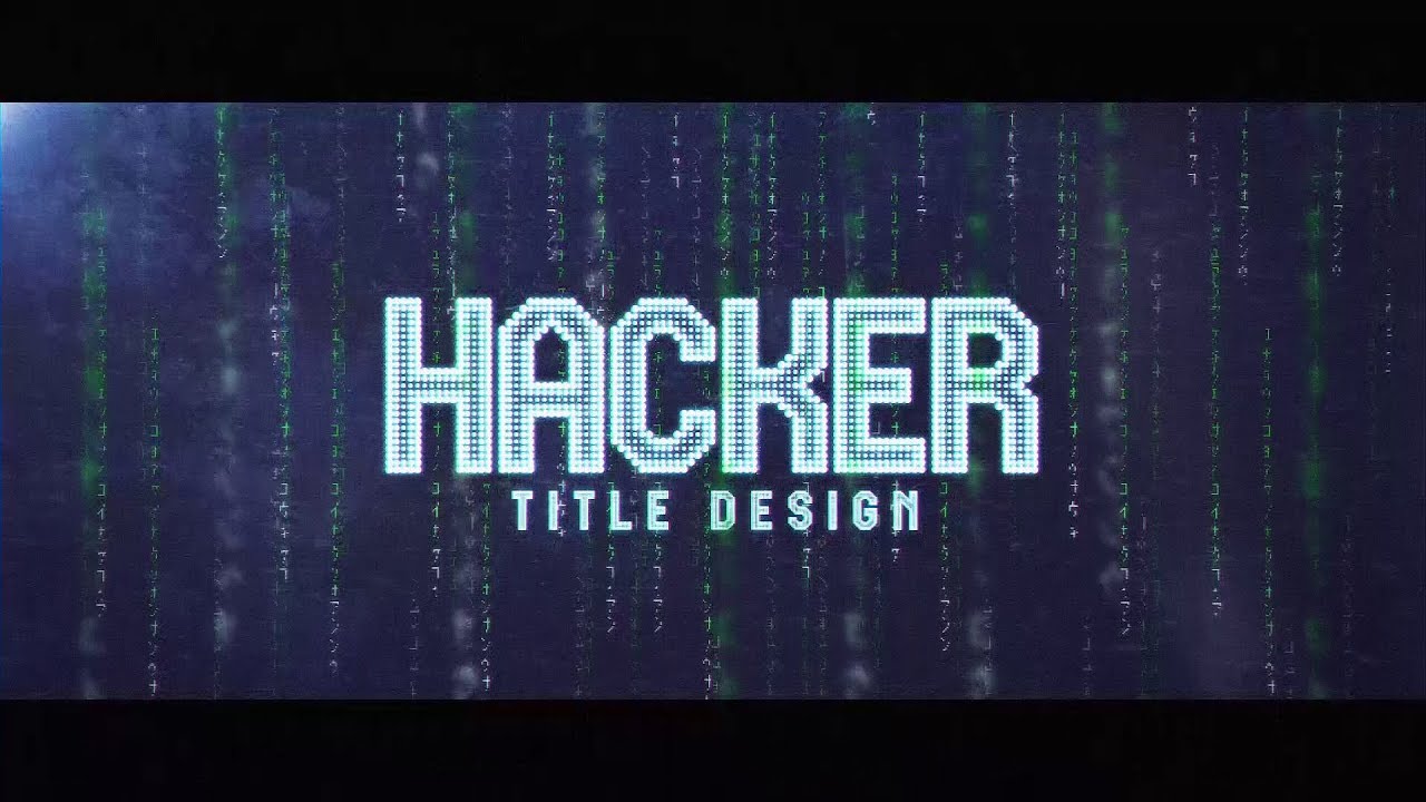 Hacker After Effects Template Youtube