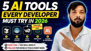 5 AI Tools Every Developer Must Try in 2026 🚀 | #aiandtechwithakash