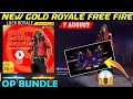 NEW GOLD ROYALE BUNDLE | NEW GOLD ROYALE FREE FIRE - FREE FIRE MAX