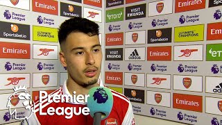 Gabriel Martinelli on chemistry with Bukayo Saka, Arsenal unity | Premier League | NBC Sports