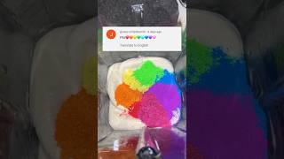 Making a Rainbow Smoothie 🌈 #shorts #satisfying #viral