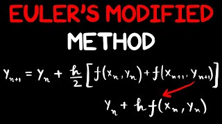 5.2 Euler’s Modified Method | Runge-Kutta 2nd Order | Derivation | Example | Numerical Methods