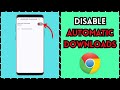 How to Disable Automatic Downloads on Google Chrome (2024)