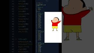 Draw Shinchan using Python Turtle Graphics #python #pythonprogramming