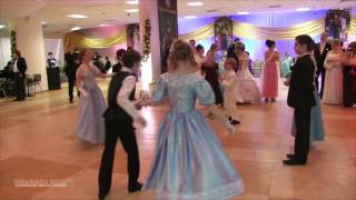 КАДРИЛЬ / Quadrille -2015. Kids dancers on the Moscow Ball