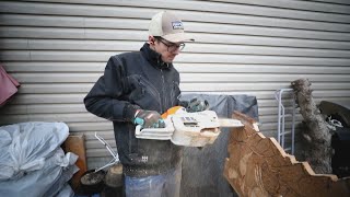 Sask. artist uses chainsaws to transform wood into pieces of art