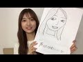 【のぎおび 宿題】筒井あやめが次回メンバーの似顔絵を描く 190902 190903