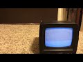 jensen portable black and white tv