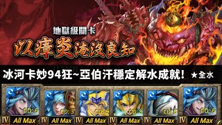 [神魔之塔] 以瘴炎淹沒良知/守護與拯救(刑天/地獄級)--亞伯汗隊