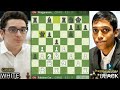 fabiano caruana vs rameshbabu praggnanandhaa tata steel chess 2025 round 11