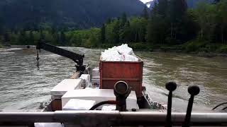 Kingcome Inlet freight run aboard the 