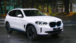 New 2021 BMW iX3 EV Reveal Interior Exterior Driving