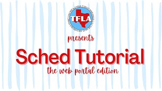 Sched Tutorial Web Portal