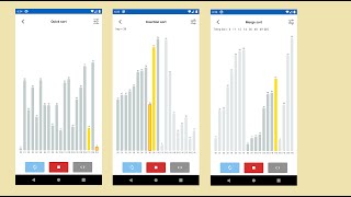 Sorting algorithm visualization | Android app | Kotlin