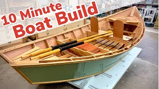 10 Minute Boat Build || Boat Build Start to Finish