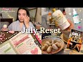 JULY RESET 💛 Night skincare routine 🎀 Planner setup 📝 haircut, monthly favourites, healthy routine 🌿