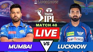 IPL 2024 Live MI vs LSG Match | IPL Live Score & Commentary | Mumbai vs Lucknow Live Match Score