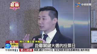 路線之爭膠著! 林昶佐宣布時力退黨 以無黨籍參選│中視新聞 20190801