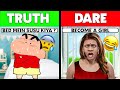 TRUTH Or DARE Challenge With Shinchan In GTA 5