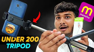 Budget Tripod with a Selfie Stick Under 200 from Meesho 😍 Good or Bad? 🤔