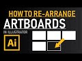 How to rearrange Artboards in Illustrator | Move or Reorder Artboards | Zeedign Tutorials