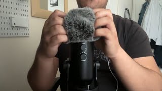 ASMR deep fluffy mic scratching