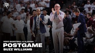 Alabama Postgame: Buzz Williams