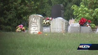 Families of loved ones buried at south Louisville cemetery upset after mementos removed